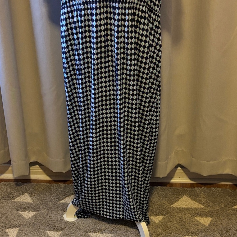 Lane Bryant Blue and White Maxi Dress - Picture 5 of 11